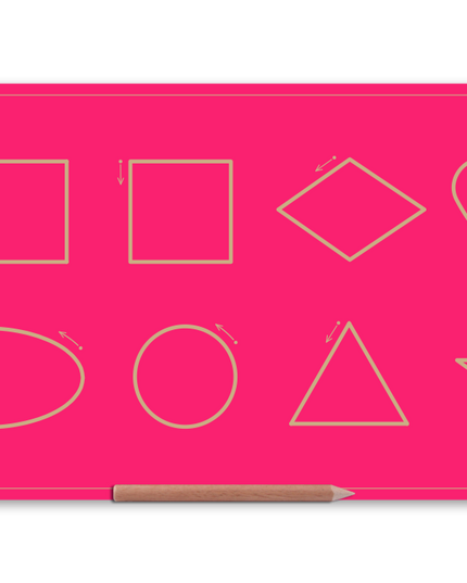 Wooden Big Shapes Board