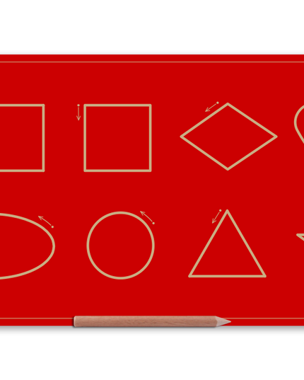 Wooden Big Shapes Board