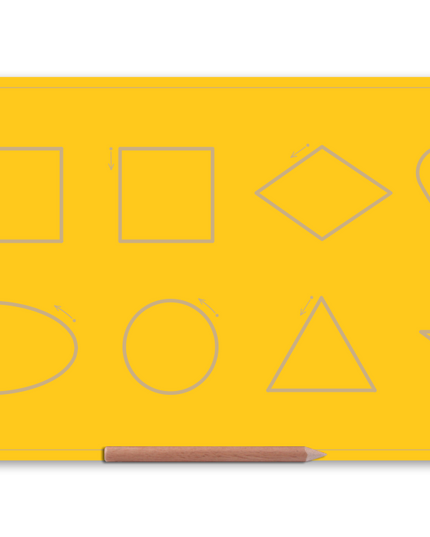 Wooden Big Shapes Board