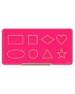 Pink / Rectangle-Square-Diamond-Heart-Oval-Circle-Triangle-Star