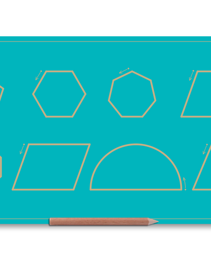 Wooden Big Shapes Board