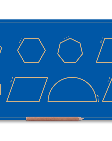 Wooden Big Shapes Board