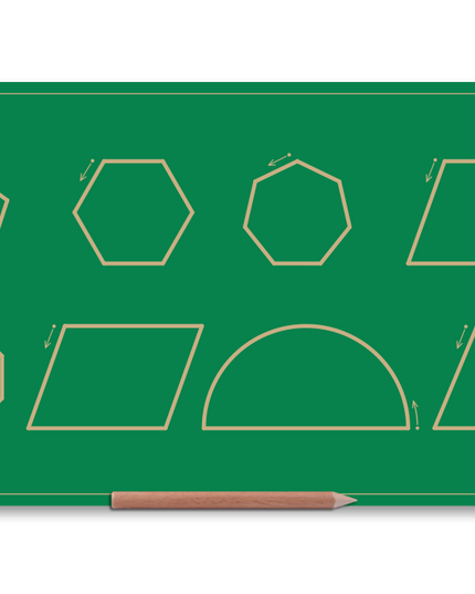 Wooden Big Shapes Board