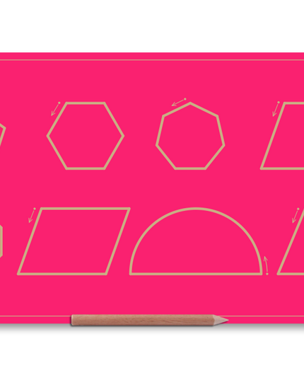 Wooden Big Shapes Board