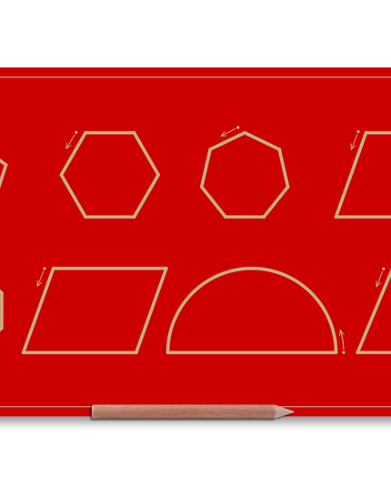 Wooden Big Shapes Board