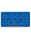 Blue / Pentagon-Hexagon-Rhombus-Heptagon-Octagon-Trapezium-Parallelogram-Semicircle