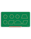 Green / Pentagon-Hexagon-Rhombus-Heptagon-Octagon-Trapezium-Parallelogram-Semicircle