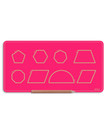 Pink / Pentagon-Hexagon-Rhombus-Heptagon-Octagon-Trapezium-Parallelogram-Semicircle