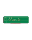 Green / Cursive / With lines