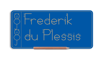 WriteRight My First Name & Surname board - Alt Print