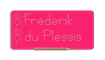 WriteRight My First Name & Surname board - Alt Print