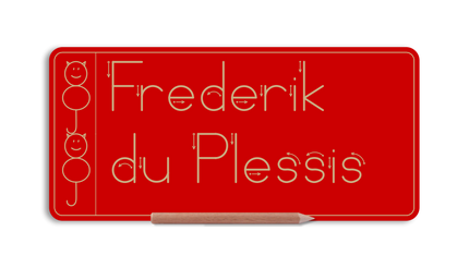 WriteRight My First Name & Surname board - Alt Print