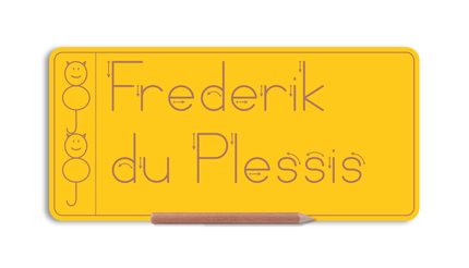 WriteRight My First Name & Surname board - Alt Print