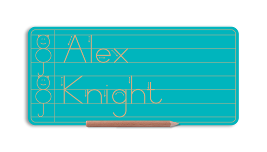 WriteRight My First Name & Surname board - Alt Print