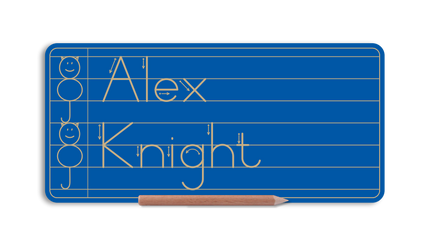 WriteRight My First Name & Surname board - Alt Print