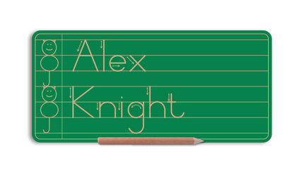 WriteRight My First Name & Surname board - Alt Print