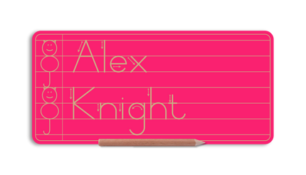 WriteRight My First Name & Surname board - Alt Print