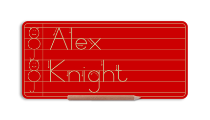 WriteRight My First Name & Surname board - Alt Print