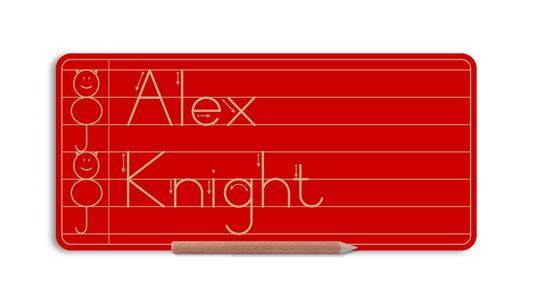 WriteRight My First Name & Surname board - Alt Print