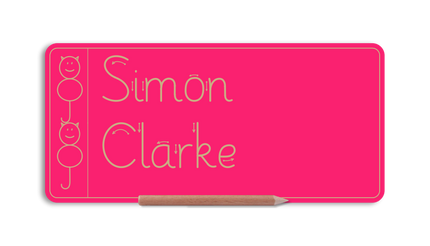WriteRight My First Name & Surname board - Sassoon