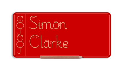 WriteRight My First Name & Surname board - Sassoon