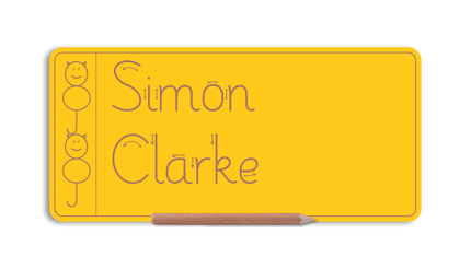 WriteRight My First Name & Surname board - Sassoon