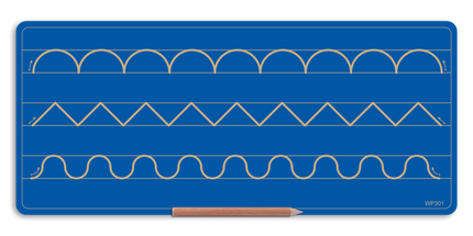 Wooden 3 Pattern Board