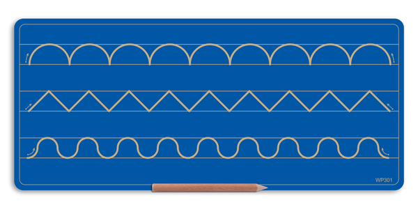 Wooden 3 Pattern Board