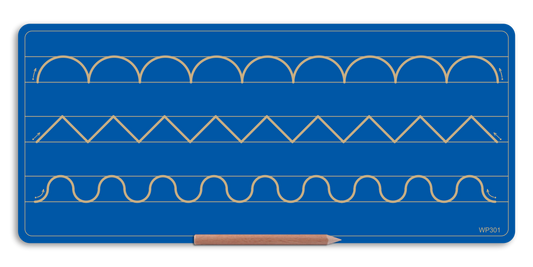 Wooden 3 Pattern Board