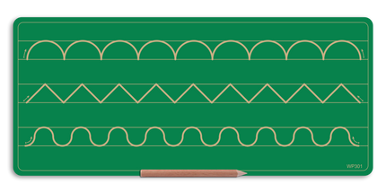 Wooden 3 Pattern Board