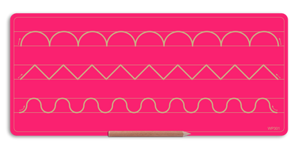 Wooden 3 Pattern Board