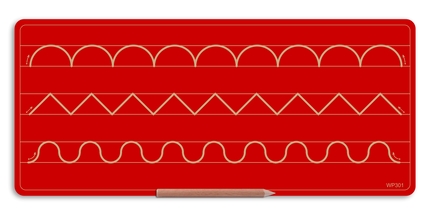 Wooden 3 Pattern Board