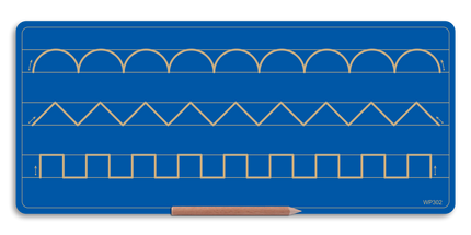 Wooden 3 Pattern Board