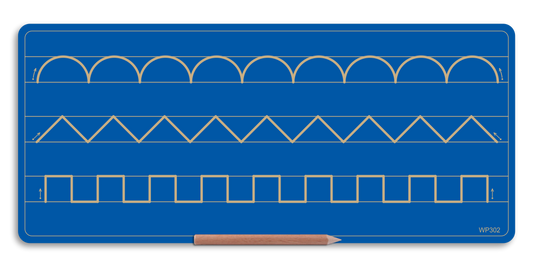 Wooden 3 Pattern Board