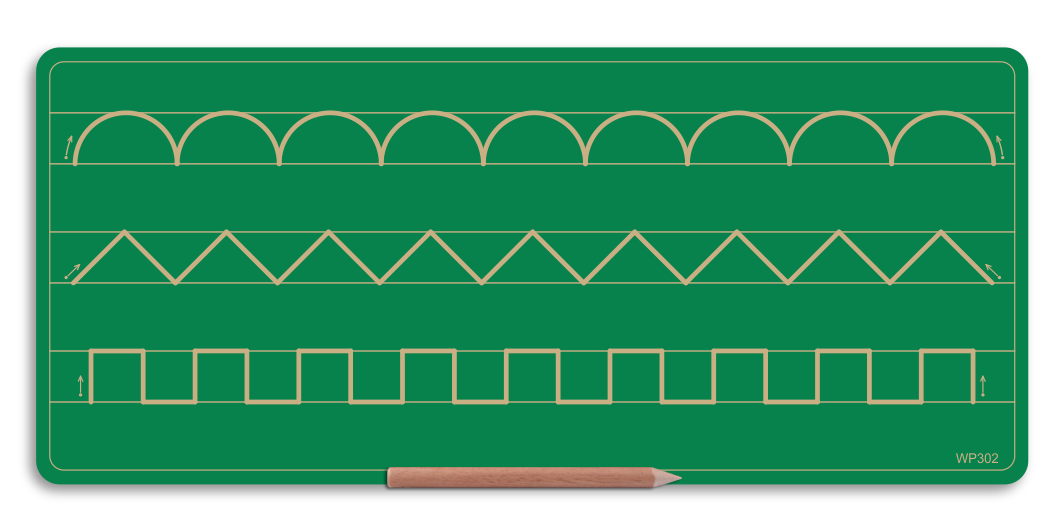 Wooden 3 Pattern Board