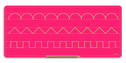 Wooden 3 Pattern Board