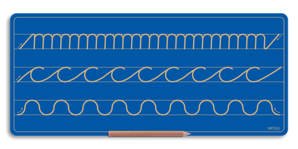 Wooden 3 Pattern Board