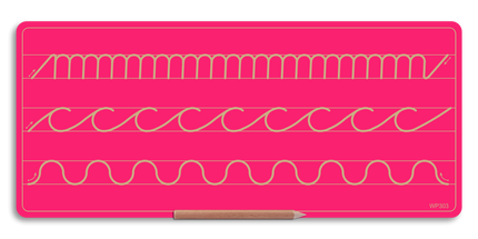 Wooden 3 Pattern Board