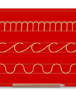 Cursive n Cursive c Humps / Red