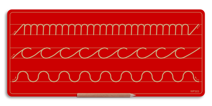 Wooden 3 Pattern Board