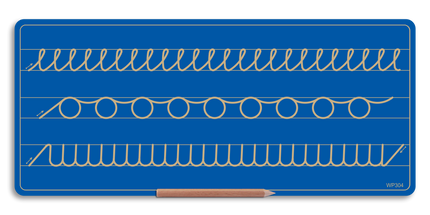 Wooden 3 Pattern Board