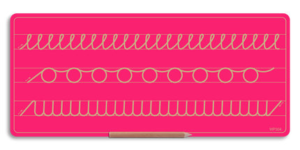 Wooden 3 Pattern Board