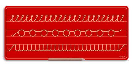 Wooden 3 Pattern Board