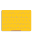 Medium / Zig Zag Castle Scallops Cursive C Humps / Yellow