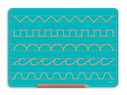 Wooden 5 Pattern Board
