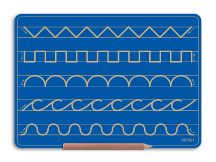Wooden 5 Pattern Board