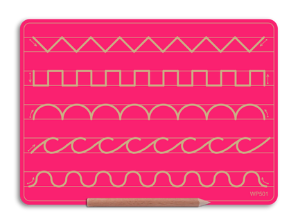 Wooden 5 Pattern Board