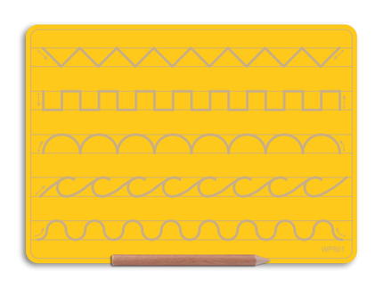 Wooden 5 Pattern Board