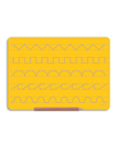 Yellow / Zig Zag Castle Scallops Cursive c Humps