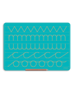 Medium / Zig Zag Cursive N | U | C | O / Aqua